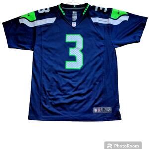 Seattle Seahawks Russell Wilson Jersey By NFL Players Size Youth XL/Women's XS